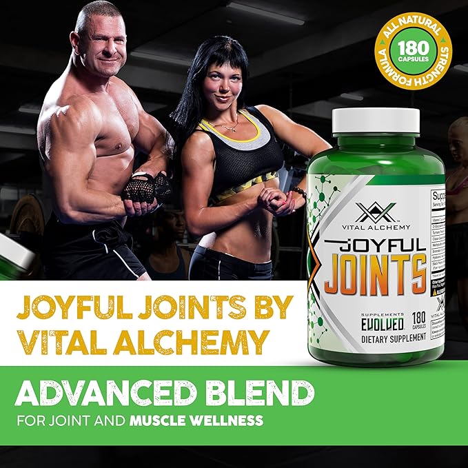 Vital Alchemy Joyful Joints Support Supplement for Women &amp Men