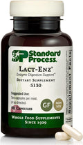 Standard Process Lact-ENZ - Enzyme Digestion Support - Probiotic Digestive Car &amp Immune System Support - Gluten-Free Non-Dairy &amp Non-Soy - 90 Capsules (45 Servings)