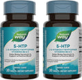 Nature's Way 5-HTP L-5-Hydroxytryptophan Helps Make Serotonin to Promote a Positive Outlook* Vitamin B6 Vitamin C Griffonia Bean Extract 30 Tablets (Packaging May Vary) - 2 Pack