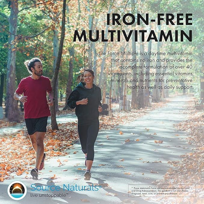 Source Naturals Life Force Multiple No Iron Enegry Activator* - 180 Tablets
