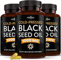 NEW AGE Black Seed Oil Softgel Capsules - Premium Cold-Pressed Nigella Sativa Producing Pure Black Cumin Seed Oil - Non-GMO &amp Vegetarian 90 Count (Pack of 3)