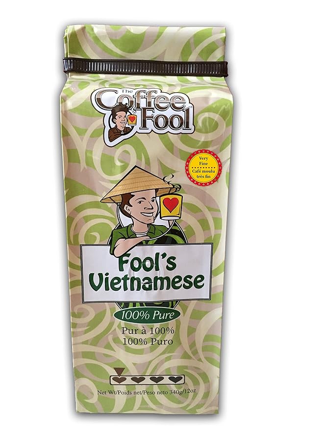 The Coffee Fool Fool's Vietnamese Very Fine Grind 12 Ounce