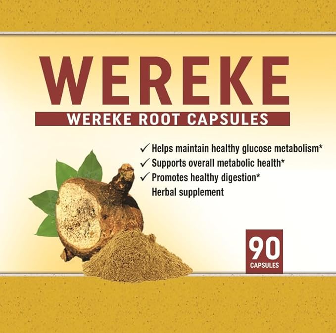 Wereke – Wereke Root Capsules. Guereque. Set of 2 Bottles. for Rheumatism Gastritis and as a Natural Anti-inflammatory.