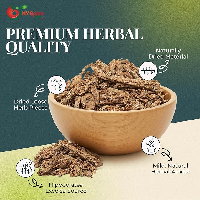 NY Spice Shop Cancerina Mexican Herbal Tea - 3 Pound Loose Dried Botanical Hippocratea Excelsa Mexican Herbal Tea Leaves For Blends Infusions &amp Culinary Recipes