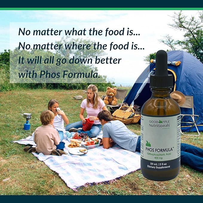 Phos Formula | Nausea | Supports Bone Health | Phosphorus Liquid Supplement with Dropper | 2 fl oz