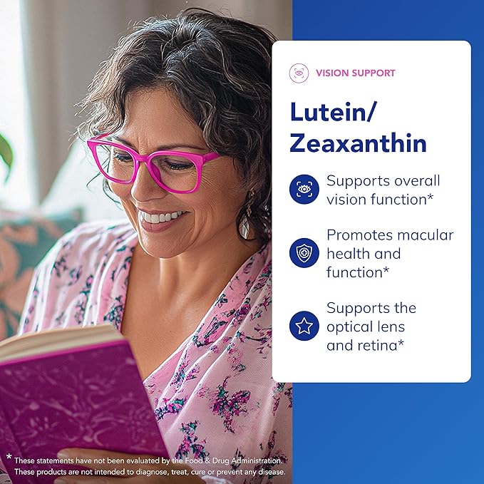 Pure Encapsulations Lutein &amp Zeaxanthin - Supports Overall Vision* - Maintains Macular Pigment &amp Eye Health* - Antioxidant Support* - Vegan-Friendly &amp Non-GMO - 120 Capsules