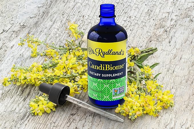 Dr. Rydland's Herbal Supplement | Created by KidsWellness |CandiBiome | Restores Intestinal Balance Related to Digestive Skin Immune Disorders | 2 Ounce Bottle