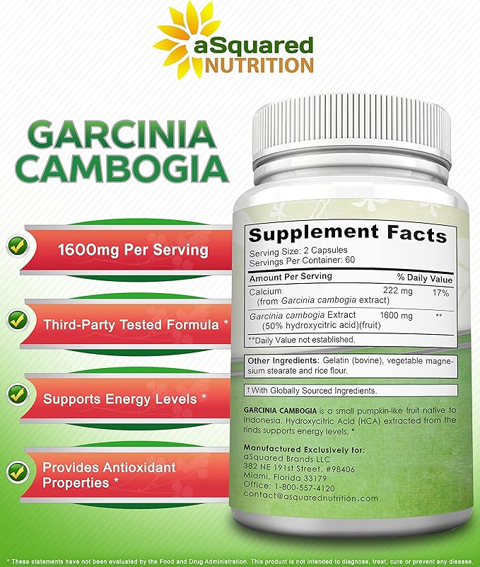 100% Pure Garcinia Cambogia Extract - 120 Capsules Ultra High Strength HCA Natural Weight Loss Diet Pills XT Best Extreme Fat Burner Slim &amp Detox Max Premium Blocker for Men &amp Women Made