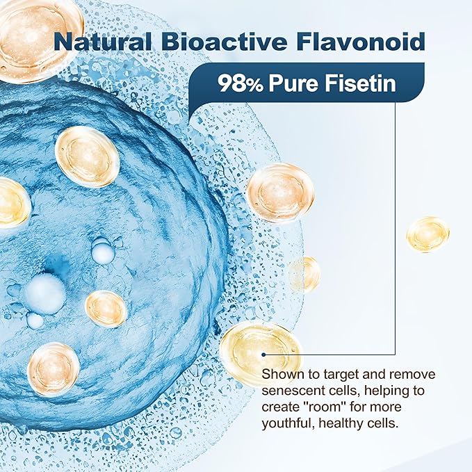 Nextdia Liposomal Fisetin 200mg Liquid Gummies + Organic Blue Spirulina Gummies