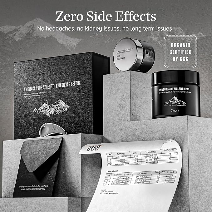 Pure Himalayan Shilajit Resin Supplement 80g | Organic Shilajit for Men &amp Women | Natural Energy Booster with Organic Fulvic Acid &amp 85+ Trace Minerals | Lab-Tested