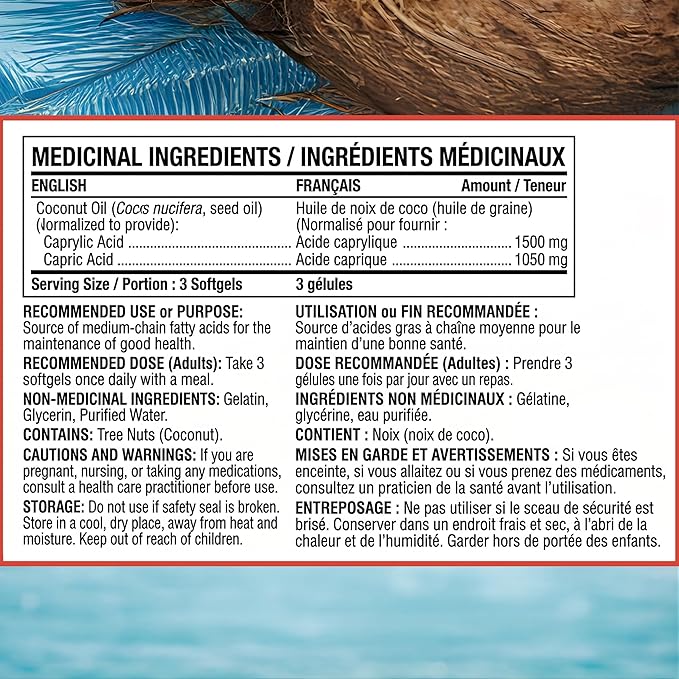 Dr. Boz - C8:C10 MCT Oil Supplement (330 Softgels) - Doctor Approved - Natural Energy &amp Mental Focus - Increases Ketones - Made from Pure Coconut Oil - Made in The USA - Self Care