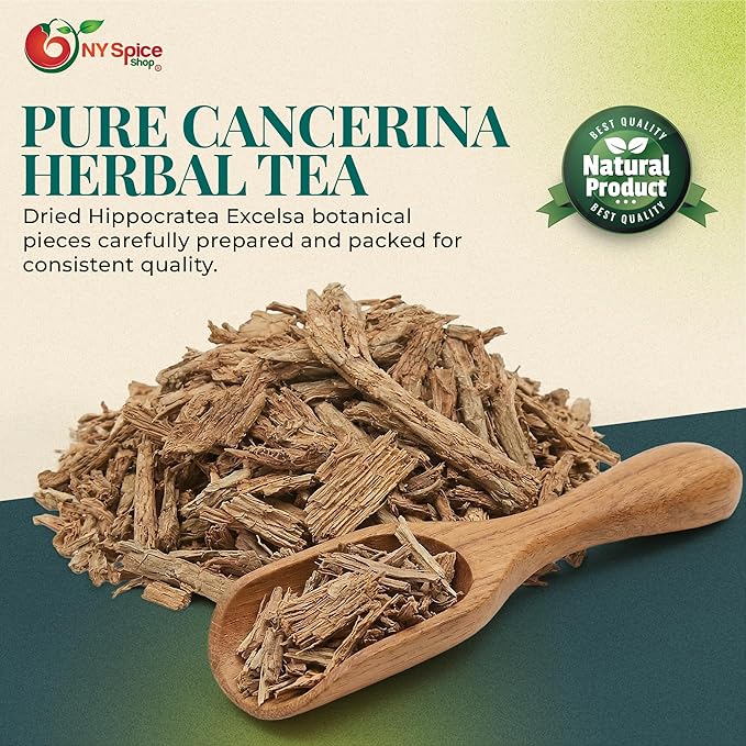 NY Spice Shop Cancerina Mexican Herbal Tea - 3 Pound Loose Dried Botanical Hippocratea Excelsa Mexican Herbal Tea Leaves For Blends Infusions &amp Culinary Recipes