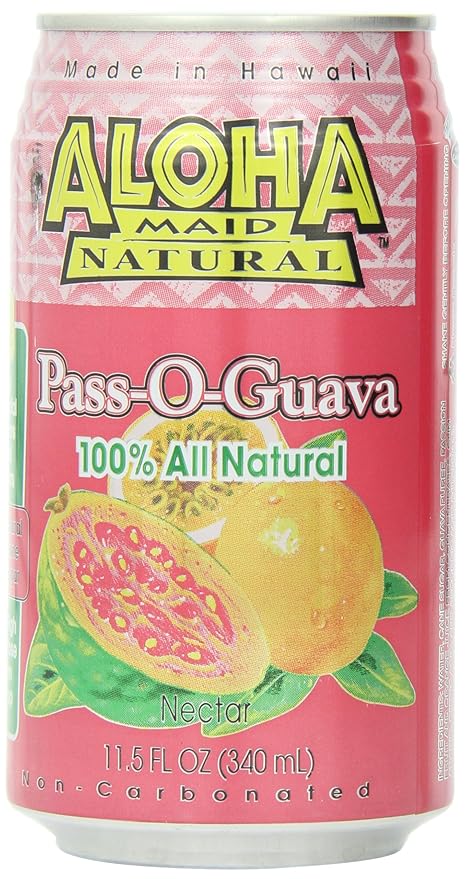 Aloha Maid Juice Pass-O-Guava 11.5-Ounce (Pack of 24)