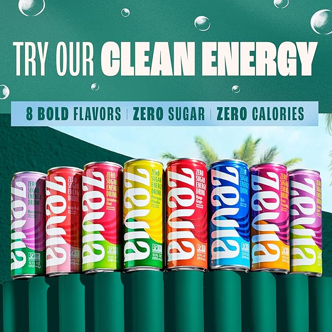 Zevia Zero Calorie Soda Nostalgic Variety Pack 12 Fl Oz (Pack of 20)