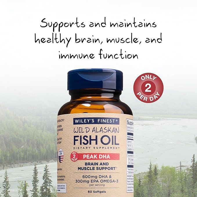Wiley's Finest Stress &amp Cognitive Support Bundle - Relax Focus + Peak DHA - 30 Servings
