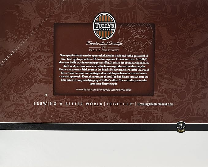 Tully's Coffee Breakfast Blend K-Cups for Keurig Brewers - 24 ct - 2 pk