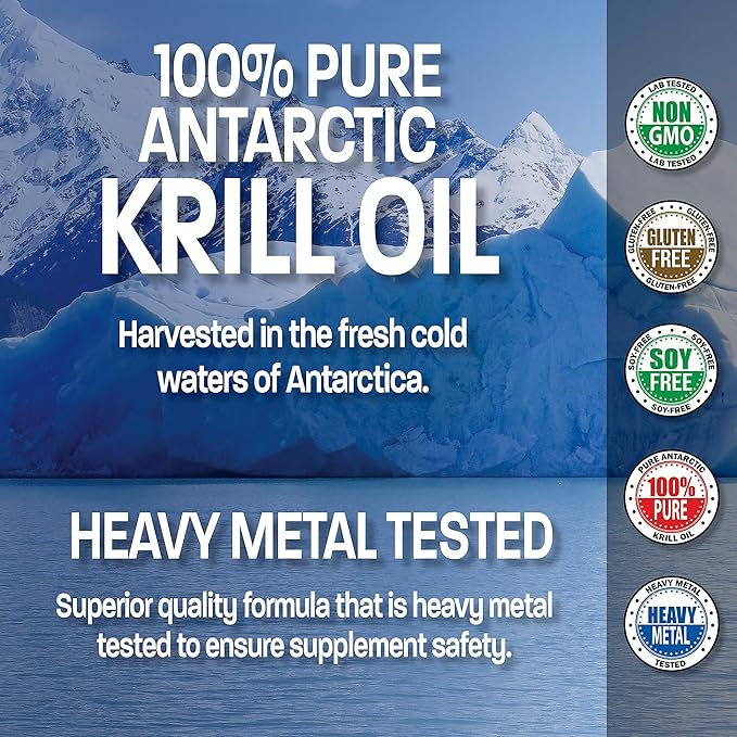 Bronson Turmeric Curcumin with BioPerine High Potency Premium Joint Support + Bronson Antarctic Krill Oil 1000 mg with Omega-3s EPA DHA
