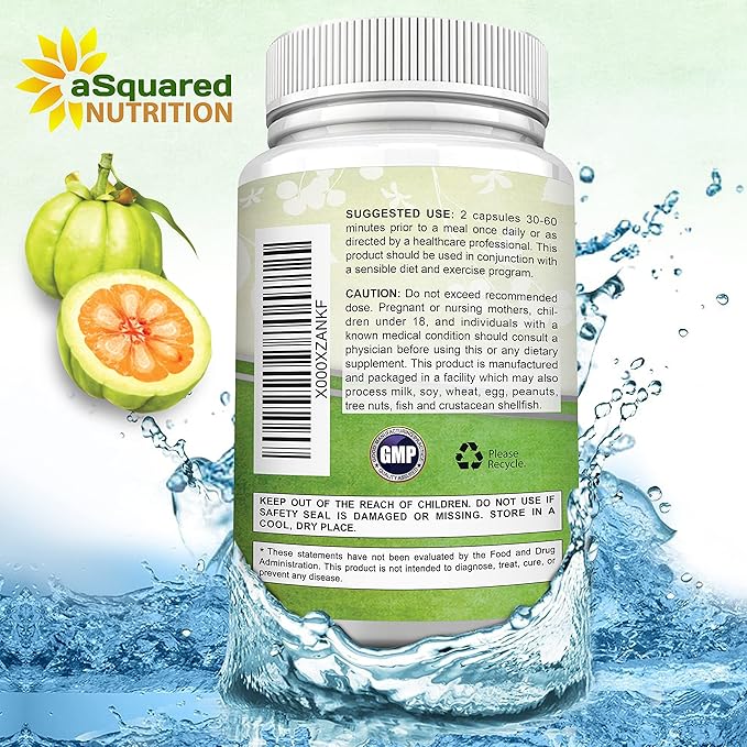100% Pure Garcinia Cambogia Extract - 120 Capsules Ultra High Strength HCA Natural Weight Loss Diet Pills XT Best Extreme Fat Burner Slim &amp Detox Max Premium Blocker for Men &amp Women Made