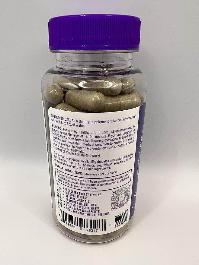 Beyoutiful Happy Balance Soul Dietary Supplement Weight Loss &amp Appetite suppressant Metabolism Support for Fat Burning. Suplemento para supresion de apetito y bajar de peso quema de grasa