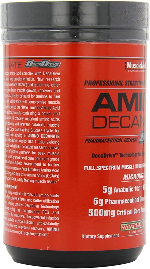 Muscle Meds Amino Decanate Watermelon 13.3 Oz