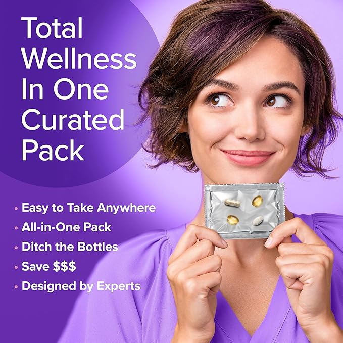 GNC Women's Stress Relief Vitapak Stress &amp Cortisol Management 30 Count