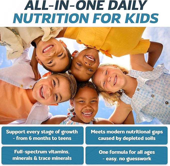 Nutri-Spec Mighty-Mins - Multivitamin for Kids with Iron in Chewable Form - for Children from 6 Months Through Adolescence - Easier to Absorb Gentle On Digestion - 240 Wafers