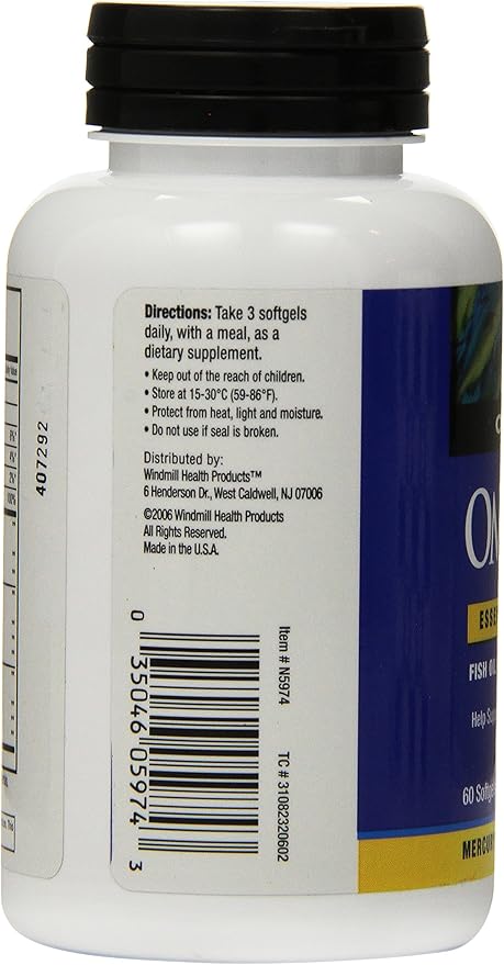 Omegaworks Omega 3.6.9 60-Count Bottles (Pack of 2)