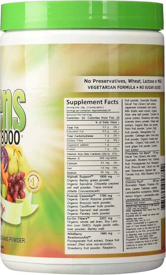 Greens World Delicious Greens 8000 Berry - 10.6 oz