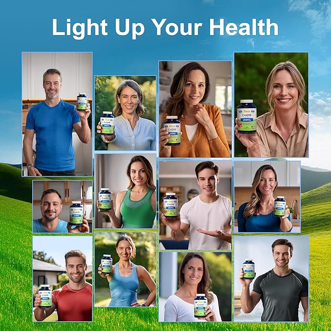 aSquared Nutrition CoQ10 (400mg Max Strength 200 Capsules) - High Absorption Vegan Coenzyme Q10 Powder - Ubiquinone Supplement Pills Extra Antioxidant CO Q-10 Enzyme Vitamin Tablets Coq 10 400 mg