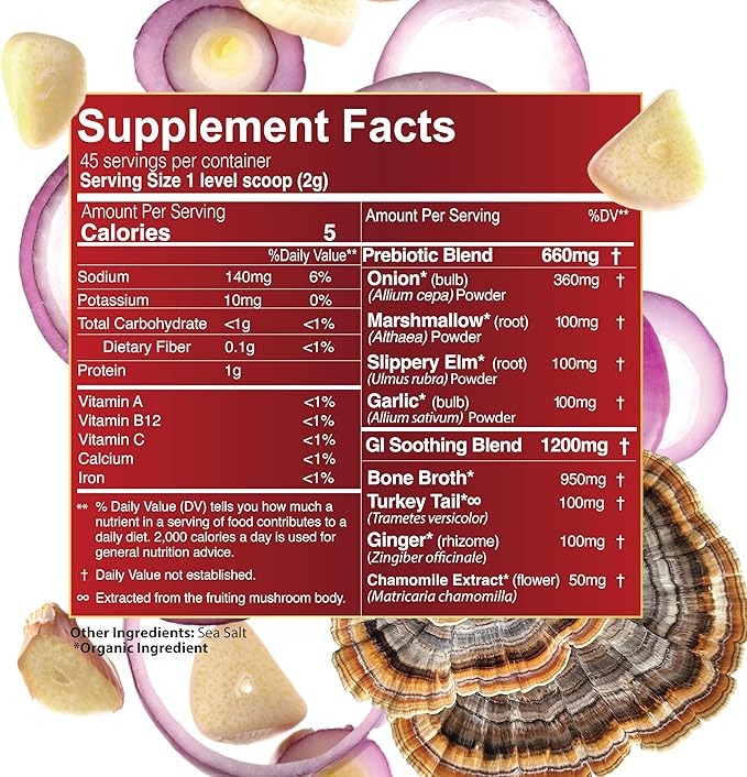 One Farm Organic Turmeric &amp Gut Health Powder Bundle More Than 5% Curcuminoids Bone Broth Prebiotics Adaptogens &amp Mushrooms – USDA Organic Non-GMO Grass-Fed Digestive &amp Immune Suppor