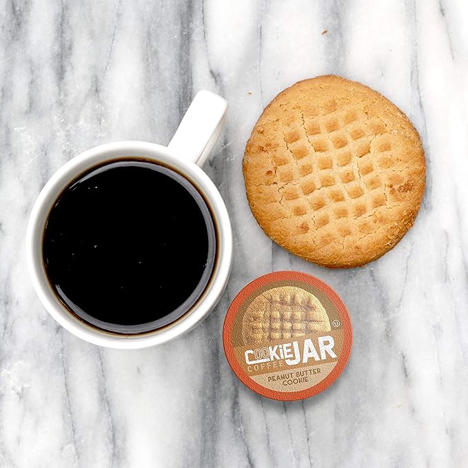 Cookie Jar Assorted Flavored Coffee Pods for Keurig K Cup BrewersVariety Pack – Flavored Coffee Sampler with Multiple Delicious Options40 Count (Pack of 2)