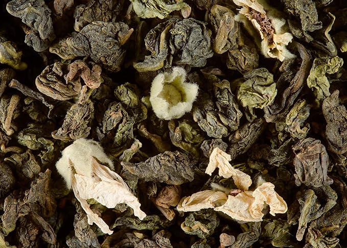 Dammann Freres Loose Leaf Week-end à Paris Premium Gourmet French Oolong Tea Blend Cherry Blossom Peach Blossom Almond Rose Flavors 3.52 Ounce Tin