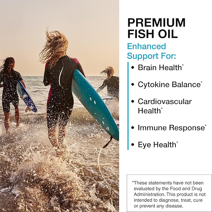 XYMOGEN Omega MonoPure 650 EC - Heart &amp Brain Support - DHA &amp EPA Omega-3 Fish Oil - Monoglyceride High Absorption Softgels - Enteric Coated - 60 Softgels