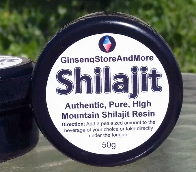 Shilajit 500 Servings (50g) Authentic Pure High Mountain Shilajit Resin | Amazing Source of Fulvic Acid Trace Minerals Boost Energy Great for Men and Women