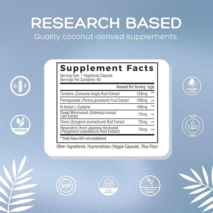 Natural Cure Labs Biofilm Complex – Premium Botanicals &amp Herbs | Digestive &amp Immune Wellness Support | Vegan Non-GMO Gluten-Free | Supports Gut Balance &amp Probiotic Activity