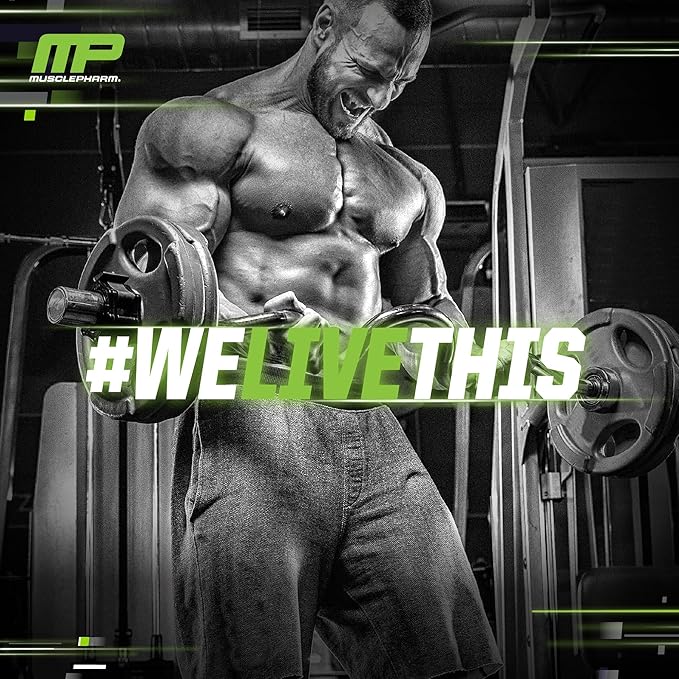 MusclePharm Essentials BCAA Powder Pre &amp Post Workout Recovery Drink Supports Muscle Recovery &amp Energy Production Essential Amino Acids Supplement 30 Servings Blue Raspberry Flavor