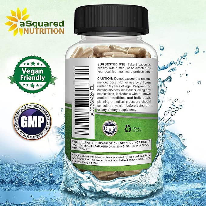 aSquared Nutrition Shilajit 1000mg - 120 Capsules - Pure Shilajit Extract Supplement and Powder Complex Pills - Natural Humic &amp Fulvic Acid &amp Trace Minerals - Alternative to Resin &amp Drops