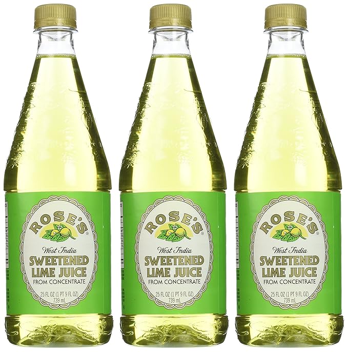 Rose's Lime Juice 25 Fl Oz (Pack of 3)