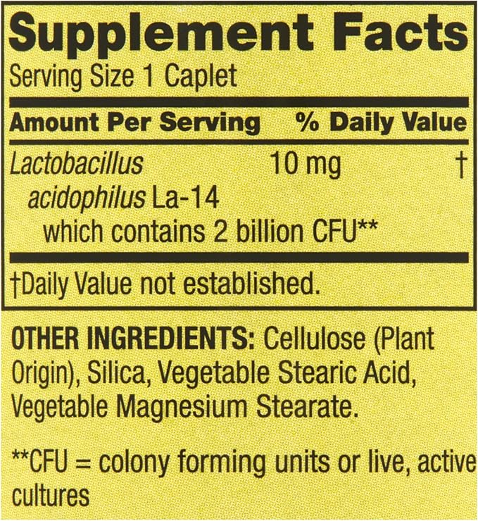 Spring Valley Acidophilus Supplement Probiotics for Women &amp Men Supports Digestive Health 100 Count 2 Billion Active Cultures for a Healthy Digestive System Bundle with Luall's 45 Diabetes Deco