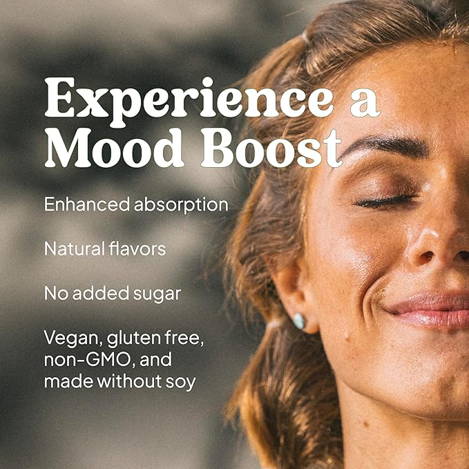 KAL Mood Magnesium Powder with L-Theanine - Mandarin Flavor Magnesium Supplement - Relaxation Support High Absorption No Added Sugar Vegan Gluten Free Made Without Soy - 40 Servings 9.8 oz