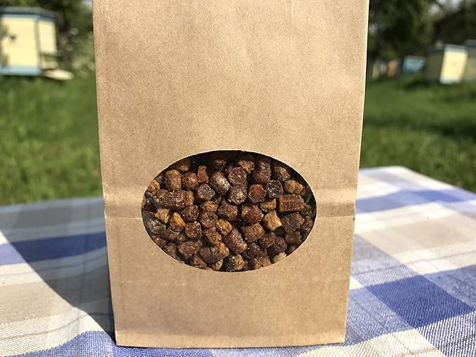 Fresh 100% Organic Bee Bread Perga Ambrosia Naturally Fermented Pollen 3.53 Ounce / 100g. Excellent Quality Vacuumized Packaging
