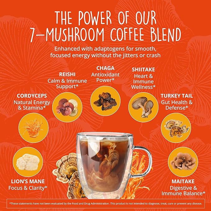 Happy Healthy Hippie Fungi Fuel Mushroom Coffee &amp Vaginal Probiotics for Women