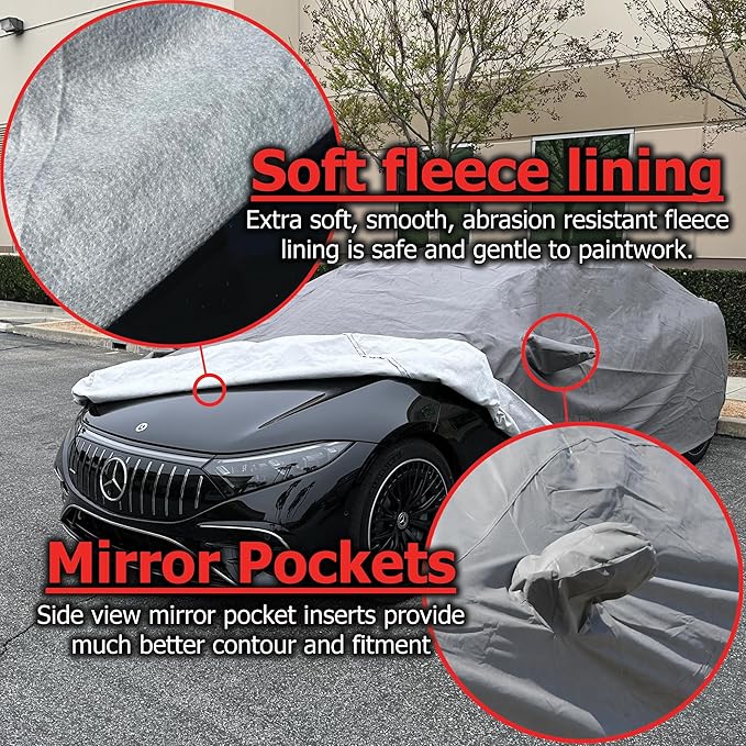 Car Cover Fits 2022 2023 2024 2025 Mercedes-Benz CLA250 CLA35 CLA45 XTREMECOVERPRO Platinum Series Black