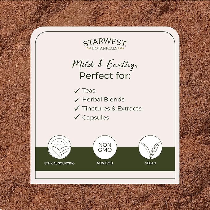 Starwest Botanicals Cat's Claw Bark Powder Wildcrafted - Dried Cat's Claw Herb for Tea Herbal Blends Smoothies &amp Baking Certified Kosher - Bulk 1 lb Bag