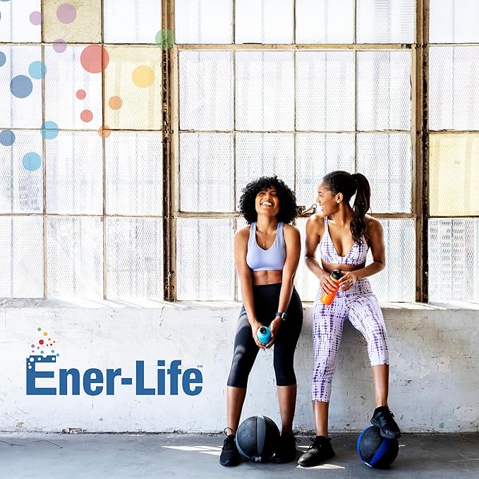 Ener-C Sugar Free Multivitamin Drink Mix - Vitamin Powder for Water Electrolytes Powder No Sugar Hydration Boost Packets Zero Sugar Vitamin C &amp B12 Supplement Liquid Mix - Lemon Ginger 60 Cou