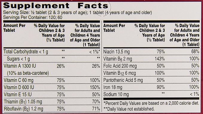 Flintstones Multi Vitamins With Iron 60 ct
