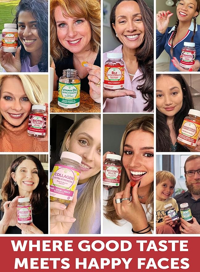 Multivitamin for Women Gummies - Tastiest Proprietary Formula - 100% Daily Value of 16 Essential Vitamins and Minerals (Vitamins ABCDE) HealthyNon-GMO Chewable Womens Multivitamin Gummy - 6 Pack