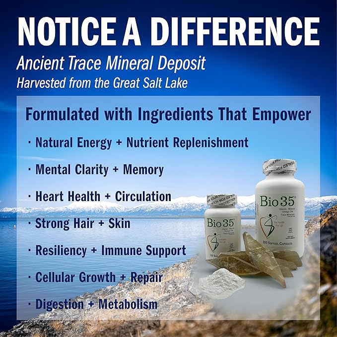 Bio35 / 300 sg Original Gluten Free Daily Multivitamin for Men &amp Women Wellness – Bio35 High Potency Softgel with Trace Minerals Multi Vitamins for Immune Support Digestion &amp Energy
