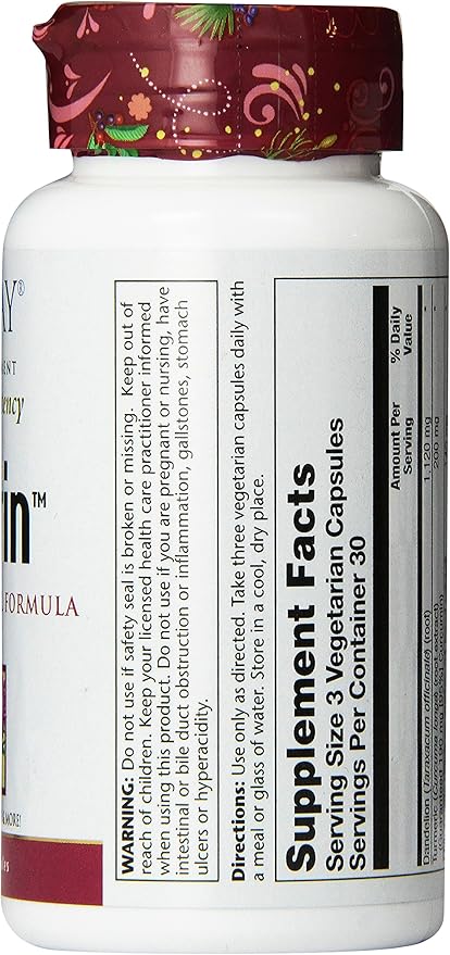 SOLARAY Siliverin Veg Cap (Btl-Plastic) 140mg | 90ct