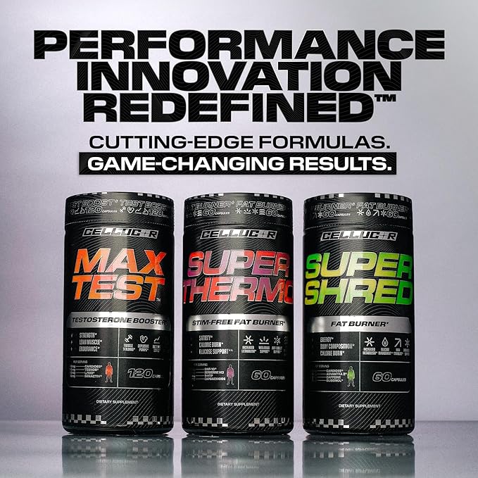 Cellucor Super Thermo™ Stim-Free Fat Burner | Thermogenic Appetite and Glucose Support | 60 Capsules